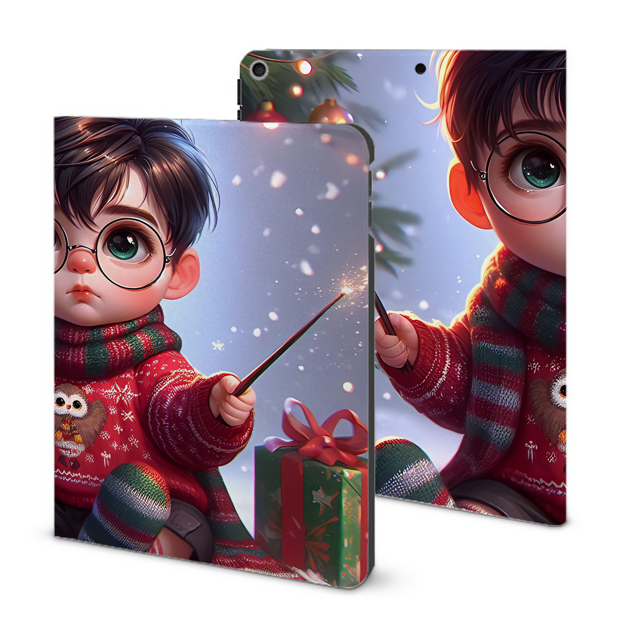 （画像用） Harry Potter ハリー・ポッターシリーズ IPad ケース ブック型 PUレザー TPU 耐衝撃 軽量 薄型 ペン収納なし 全面保護 IPad 各モデル対応